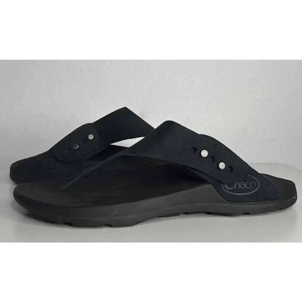 Chaco Nina Jazz Collection Sandals Black Adjustable Comfort Outdoor size 8